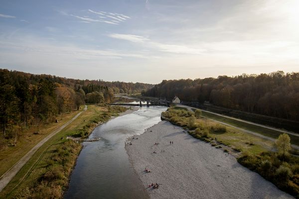 Weitblick auf die Isar